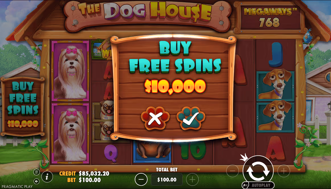 The Dog House — бонус Sticky Wilds